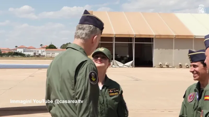 Princess Leonor Flies Combat Jet Alongside King Felipe in Historic Training