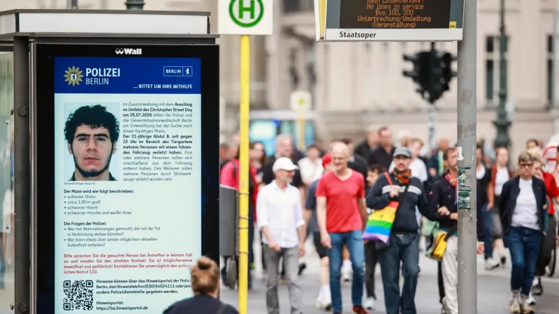 Berlin Pride Attacker Neutralized After Police Firefight