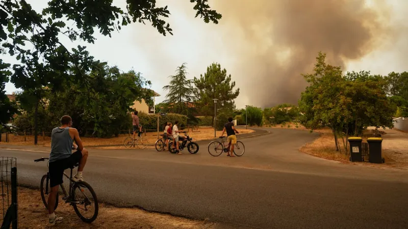 Europe Gripped by Devastating Wildfires As Thousands Evacuate