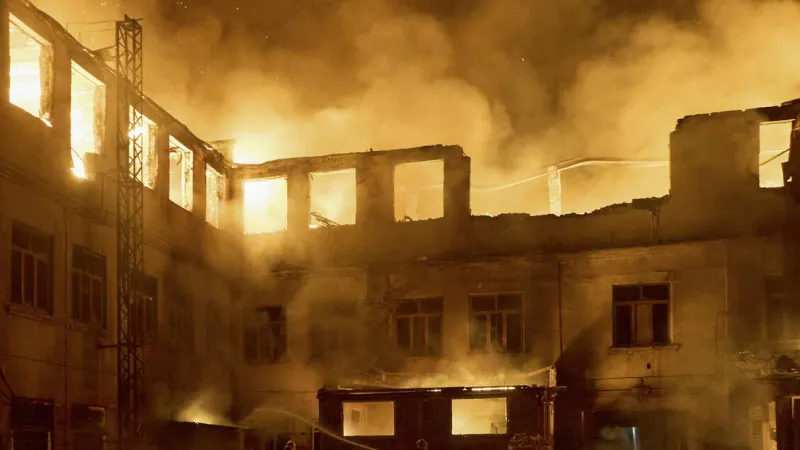 Russian Strikes Batter Kharkiv, Pavlohrad; Civilian Vessels Hit, Casualties Reported