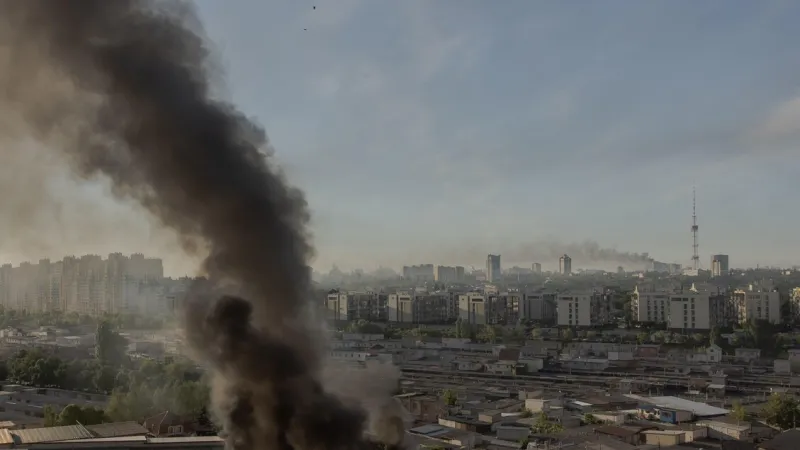 Missile Barrage Devastates Kyiv, Ukraine; Ten Dead, Power Outages Cripple Capital