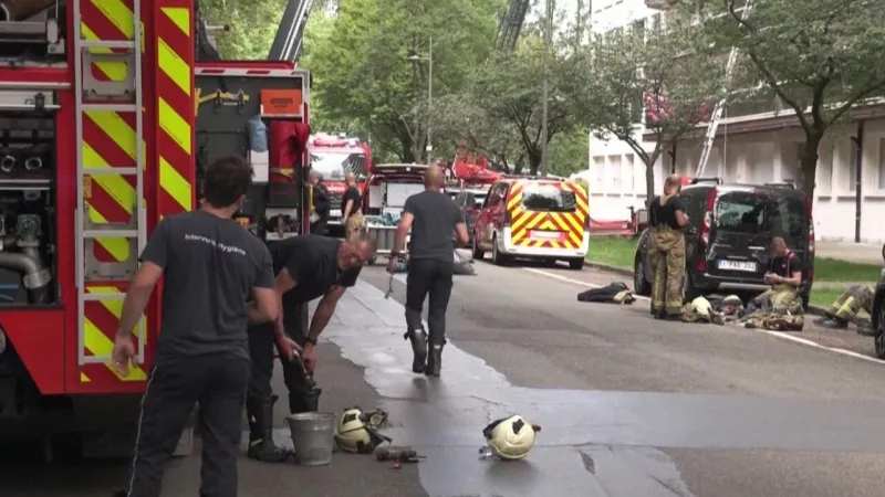 Antwerp Blaze Claims Five Lives; Desperate Balcony Escape Filmed