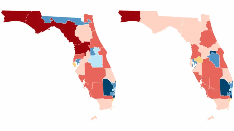 DeSantis Unveils Florida Map, Bolstering Trump's GOP Redistricting
