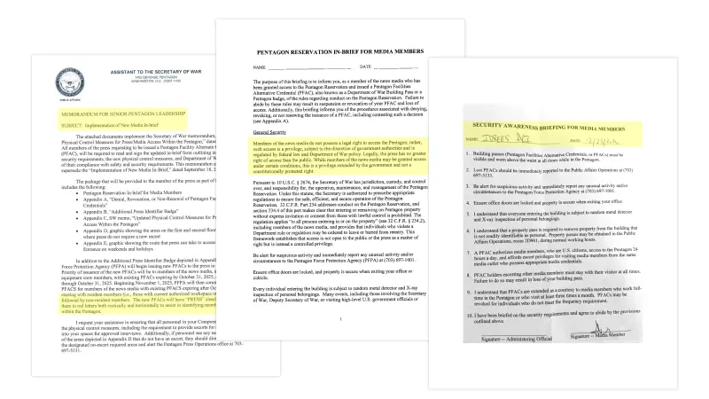 Pentagon Revises Press Rules After Legal Setback, Igniting Media Outcry