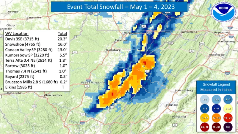 Heavy Early May Snowstorm Threatens Plains: Timing and Totals Forecasted
